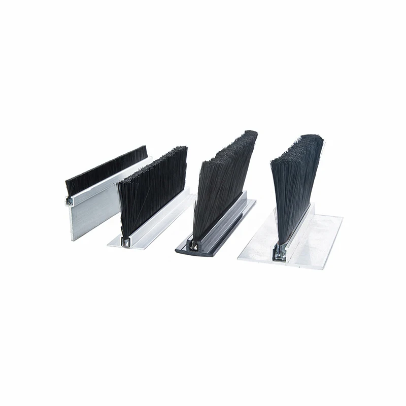 H/F/T/U Type Dust and Fireproof Bottom Tool Cabinet Door with Window Aluminum Alloy Rubber Products Seal Brush Strip