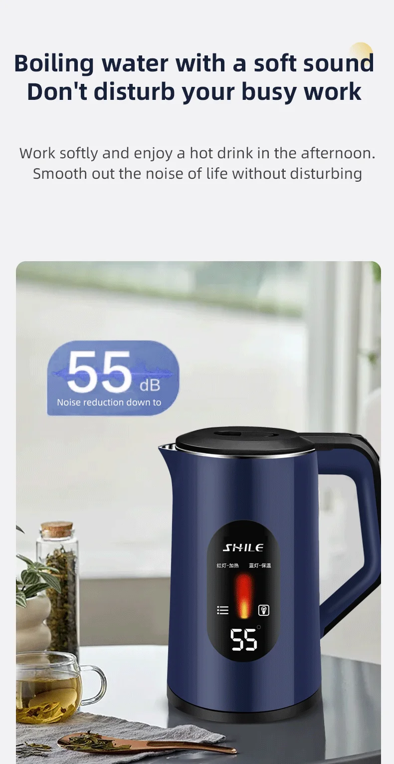 Hot Selling Best-Selling Factory Custom Electronic Kettle Automatic Power-Off Electric Kettle Home Use