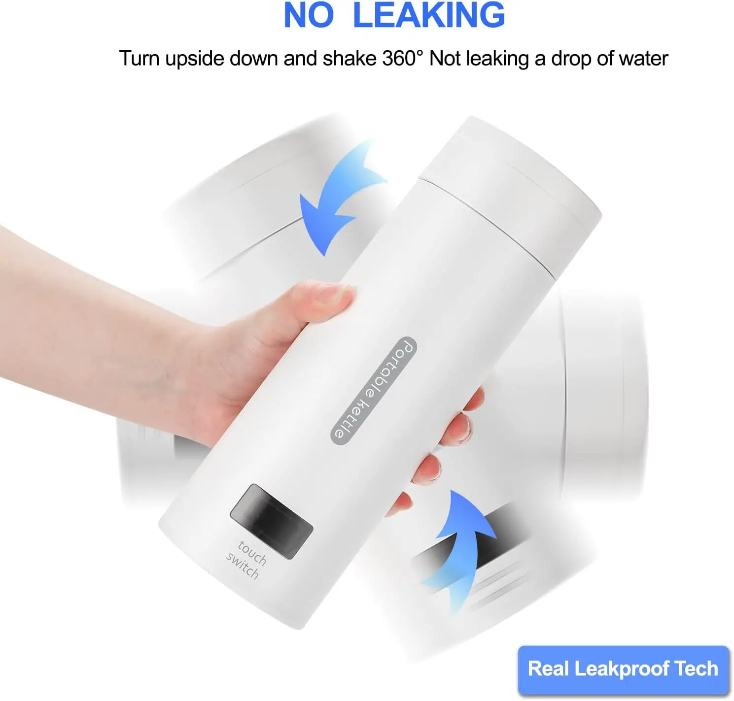 Portable Thermos Electric Kettles Cup 500ml Tea Coffee Electric Kettle