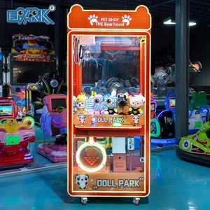 Cheap Amusement Park Coin Operated Game Machine Toy Vending Arcade Claw Crane Machine With Bill Acceptor