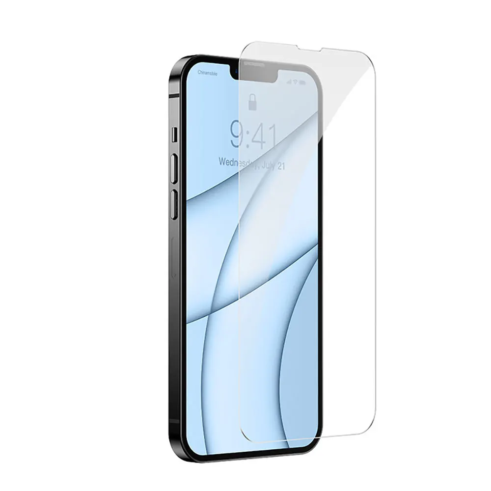 Laudtec Premium Screen Protector for iPhone 17 Double Shatterproof Tempered Glass Easy Installation Frame 9H Hardness