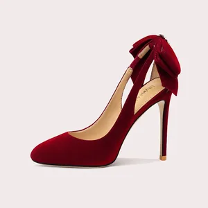 Canton Fair Canton Shoes High Quality Light Weight High Heel Sandals with Pointed Toe Button Closure Outdoor