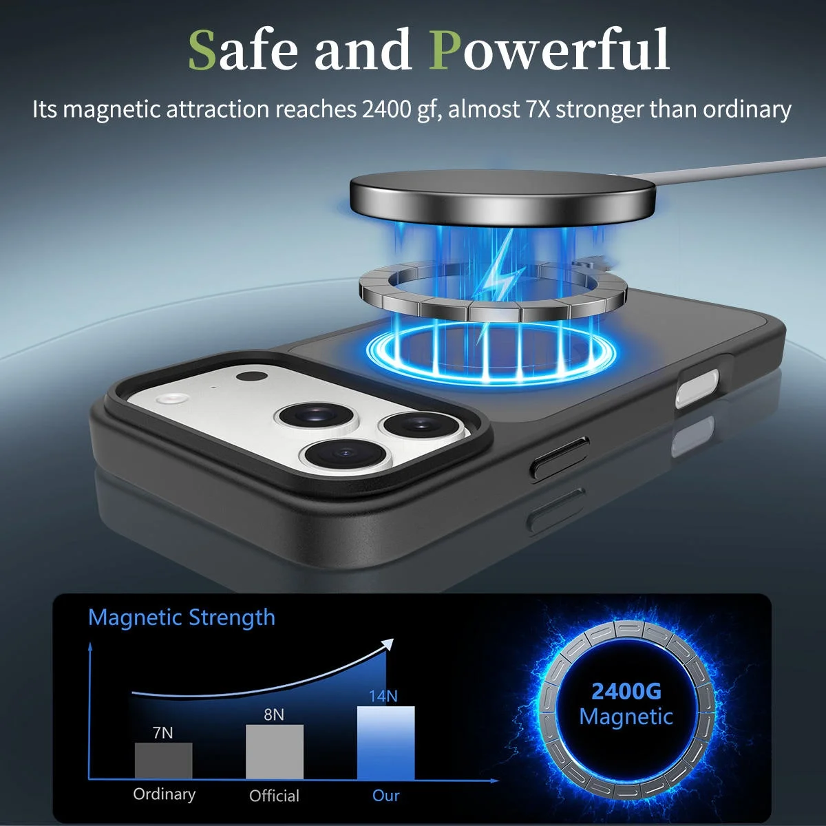 product laudtec magnetic mobile phone case matte iphone 17 pro max case skin feel shockproof cell phone case for iphone 15 pro max-8