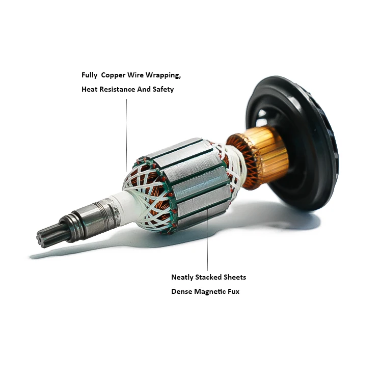 WISDOM Professional Armature Rotor Angle Grinder Armature Power Tools Demolition Breaker Ph65a Armature