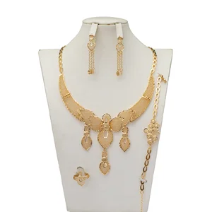 Wedding Jewelry Sets Leaf Necklace Jewelry Big Rings Jewelry Women