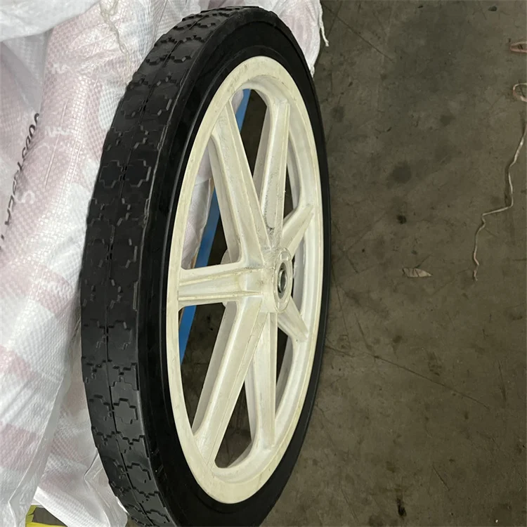 Top Quality Customized Garbage Cart Solid Rubber Wheels Wheelbarrow