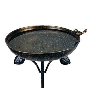 Bird Baths for Outdoors - 11.5" Capacity Bird Bath Bowl,  Birdbath with Metal Base Stake for , Yard, Lawn