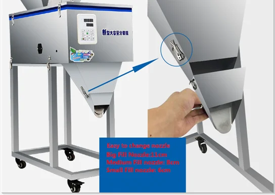 Automatic Super Large Capacity peanuts Beans Granule Tea Powder Weighing Packing Bag Nuts Filling Machine