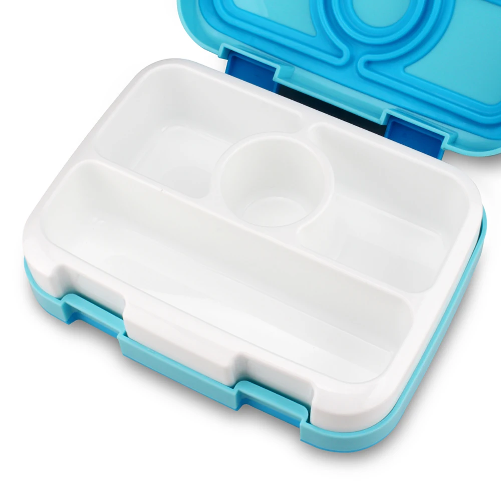 2023 Leakproof Food Prep Containers 4 Compartment PP Lunch Boxes