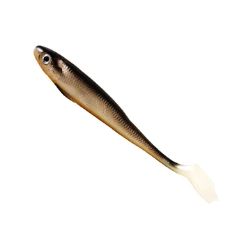 New 9cm 6g Paddle Tail Soft Plastics Lures 7pcs Per Bag t Tail Soft Plastic Fishing Shad Lure – Soft Lure – view 5