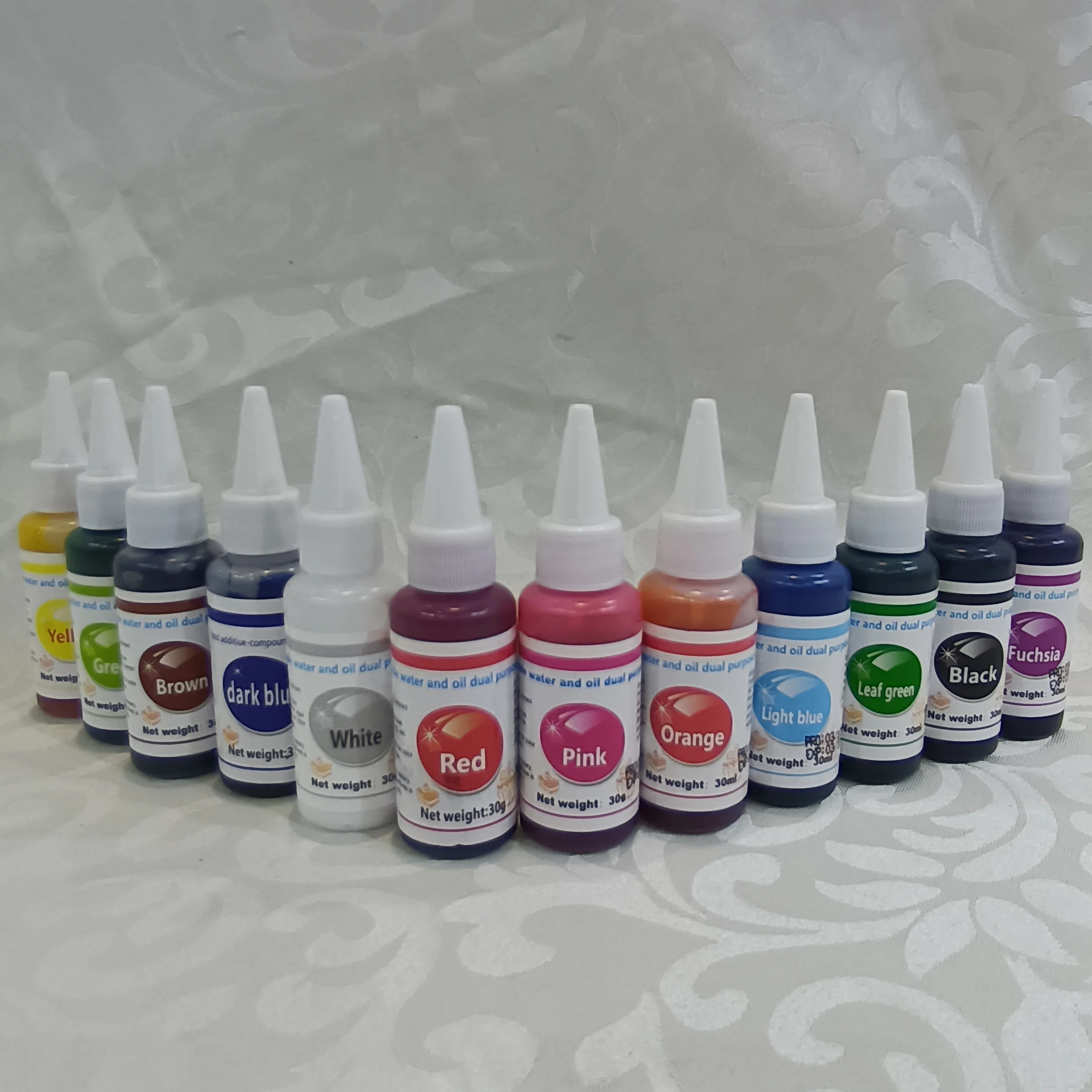 Food Coloring Liquid Food Colours Set Edible Food Coloring Gel for