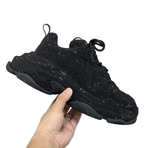 Dropship Top-Tier Fashionable Thick-Soled Luxury Designer Footwear: Women's Platform Sports Shoes  Men's Casual Shoes