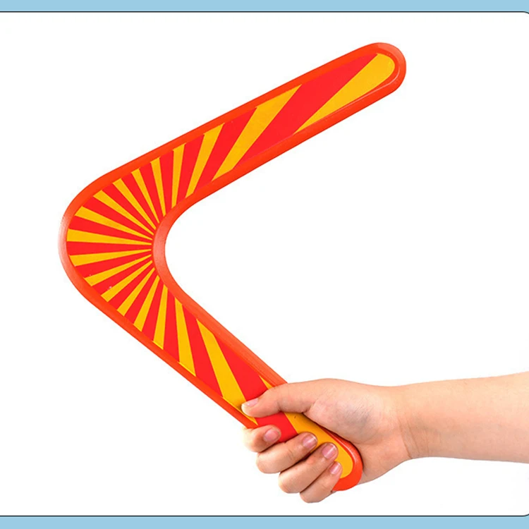 2022 Agreat Promotion Wooden Throwback V Shaped Boomerang Flying Disc
