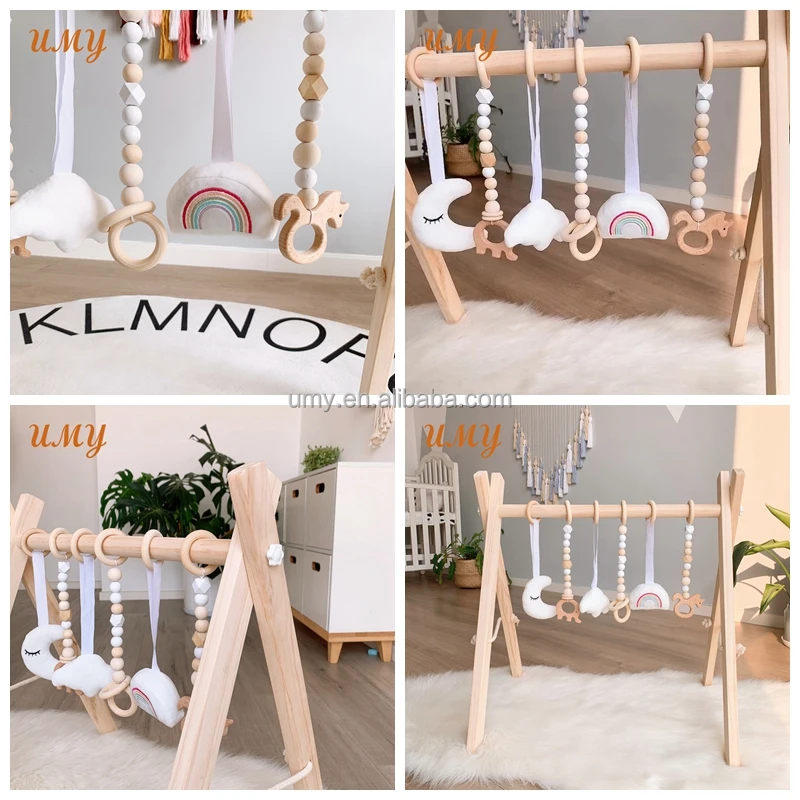 Infant Indoor Kids Montessori Hanging Bar Toddler Activity Center Play