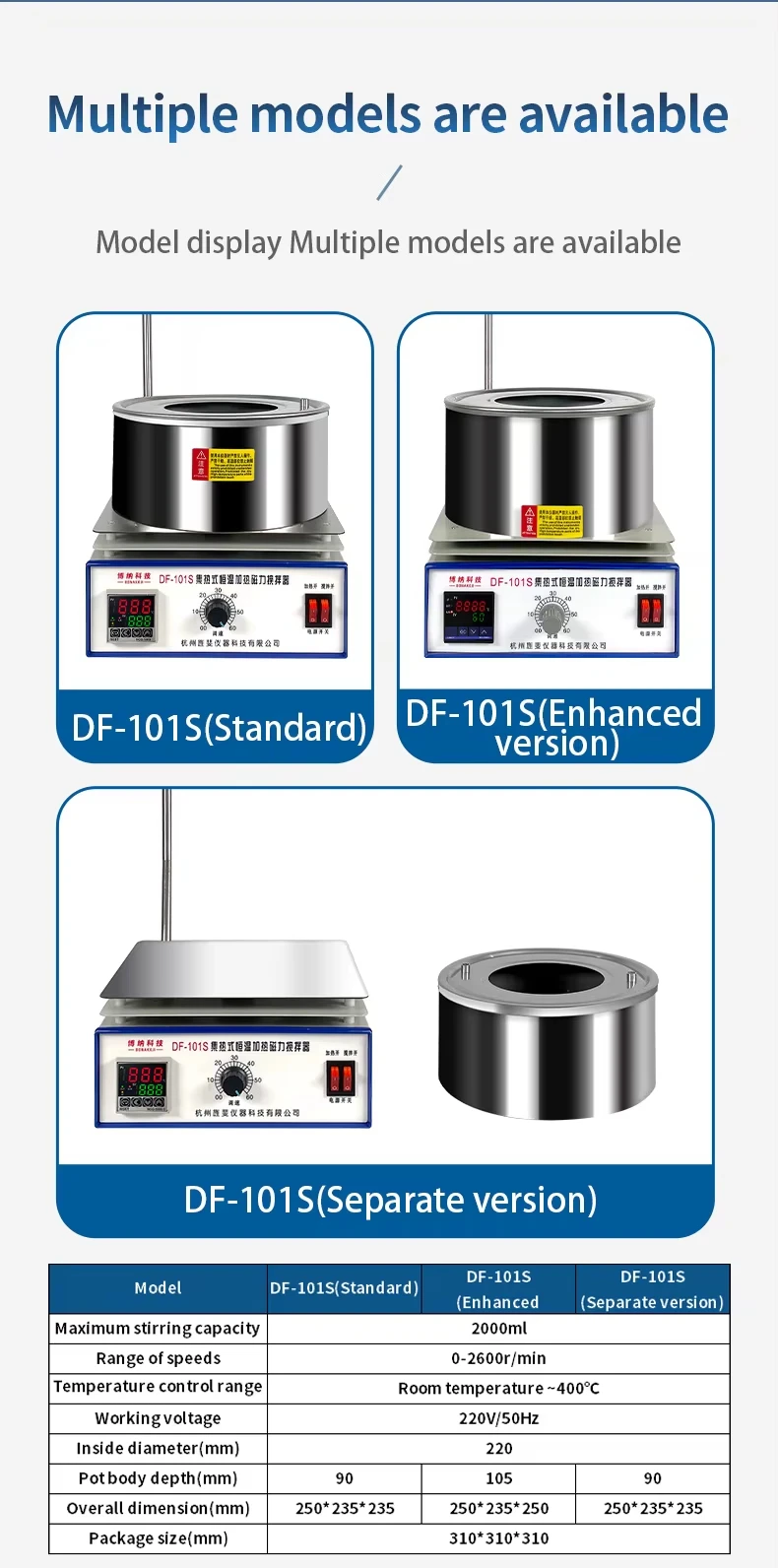 Df 101s DF-101S DF-101Z Magnetic Stirrers - Precision and Efficiency
