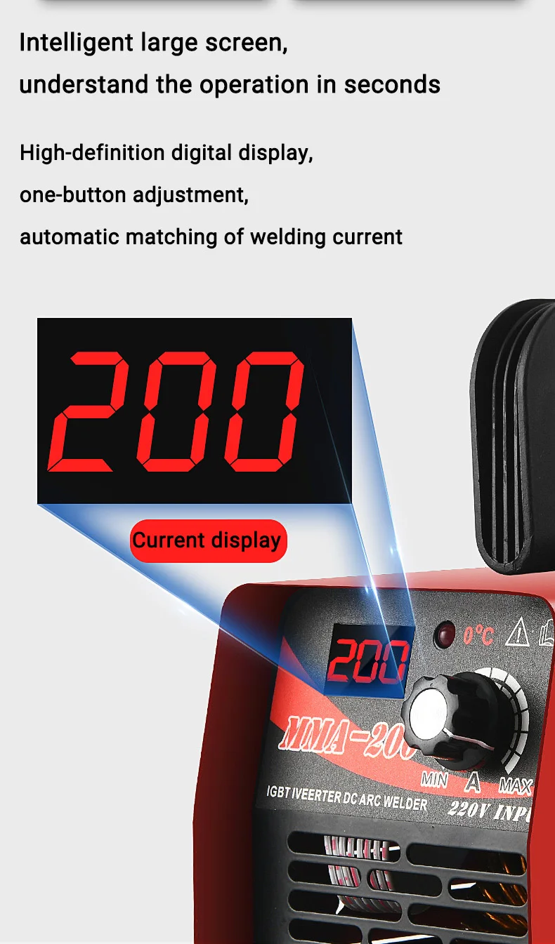 120A Portable Mini ZX7-225 Welding Machine - High Power