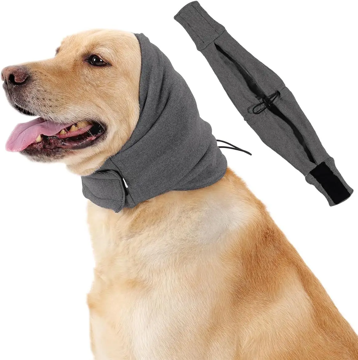 Dog Headgear Anti-scare Bib Anti-thunder Soothing Dog Mood Ear Protection Anti-noise