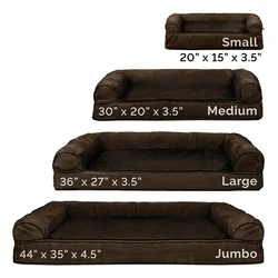 Washable living room sofa medium-sized sponge orthopedic large pet bed memory foam dog bed