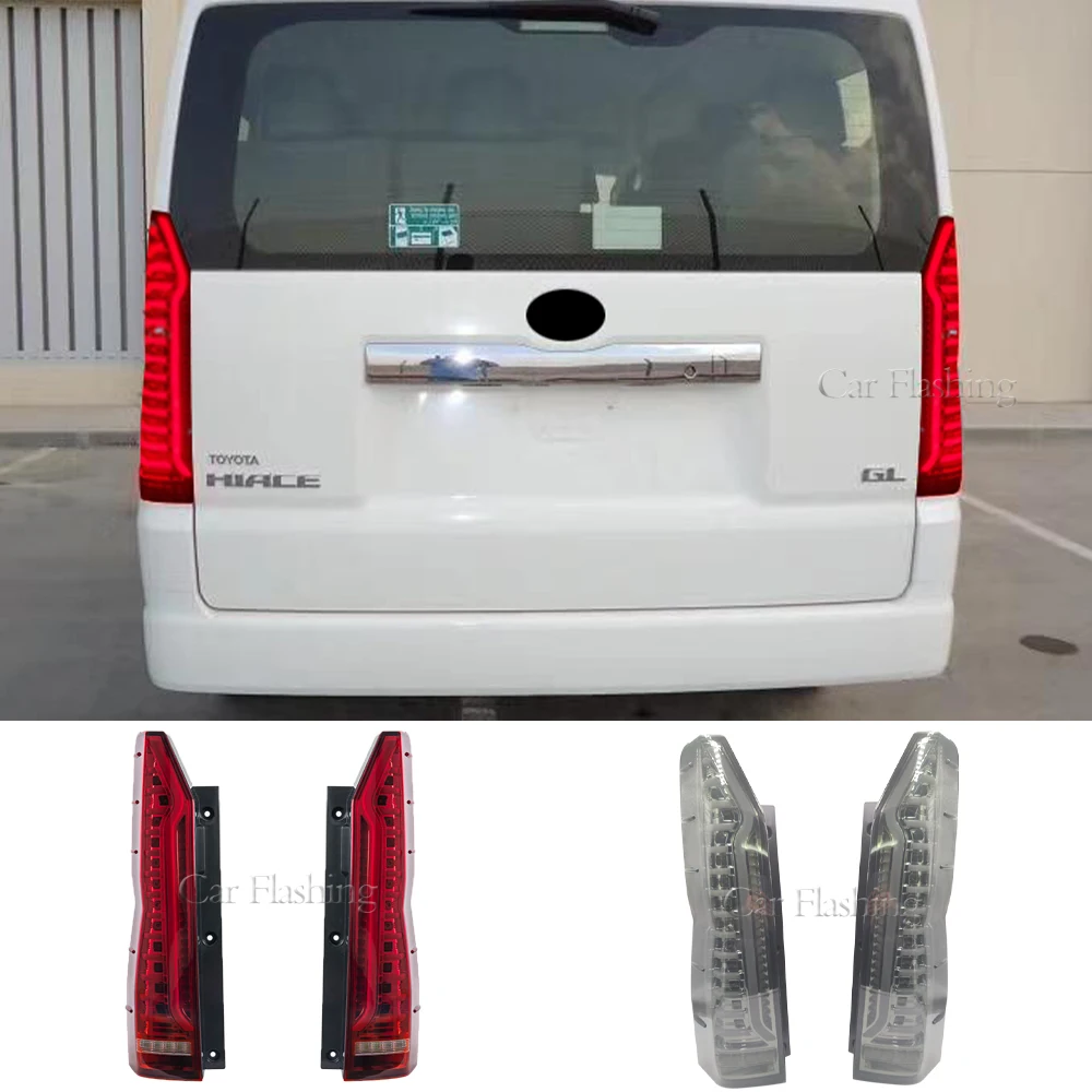 LED Tail Light Assembly for Toyota Hiace 2019- 2024 Tail Brake Light Signal Lamps Reverse Light Rear Fog Lamp
