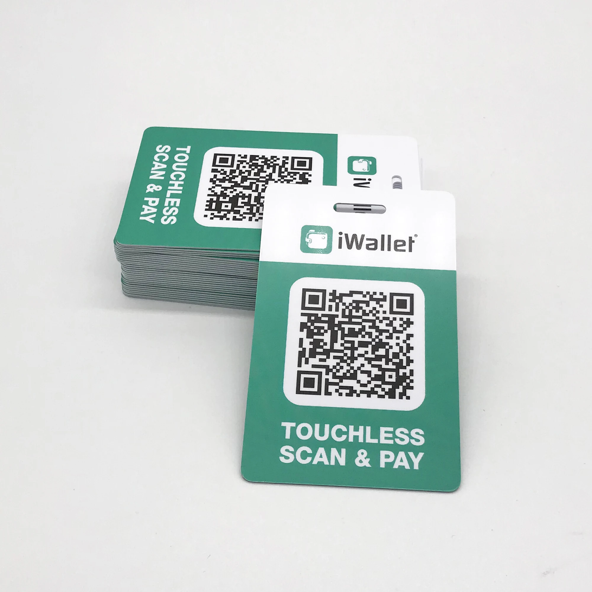 Plastic QR Code Card for Payment Sign Plate