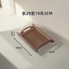 Dark brown angled tray 29*19*3