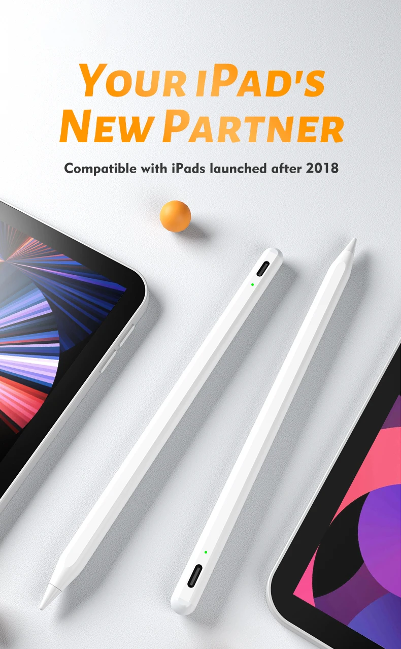 Pen Palm Rejection Tilt Pressure Sensing Replaceable Pen Tip