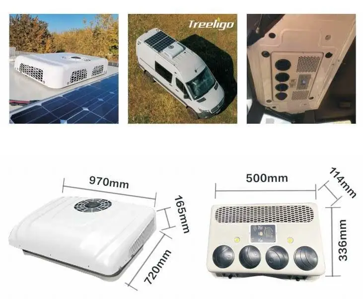 Truck Rv Rooftop Caravan Camper Roof Top Electric Air Conditioner For