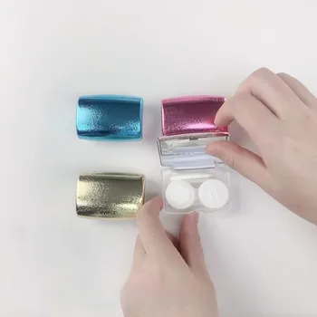 Contact Lens case Eyewear Eye Smart Ultrasonic Lenses Oem Lentilles De Couleur Double Sided Glasses Wear Transparent Len