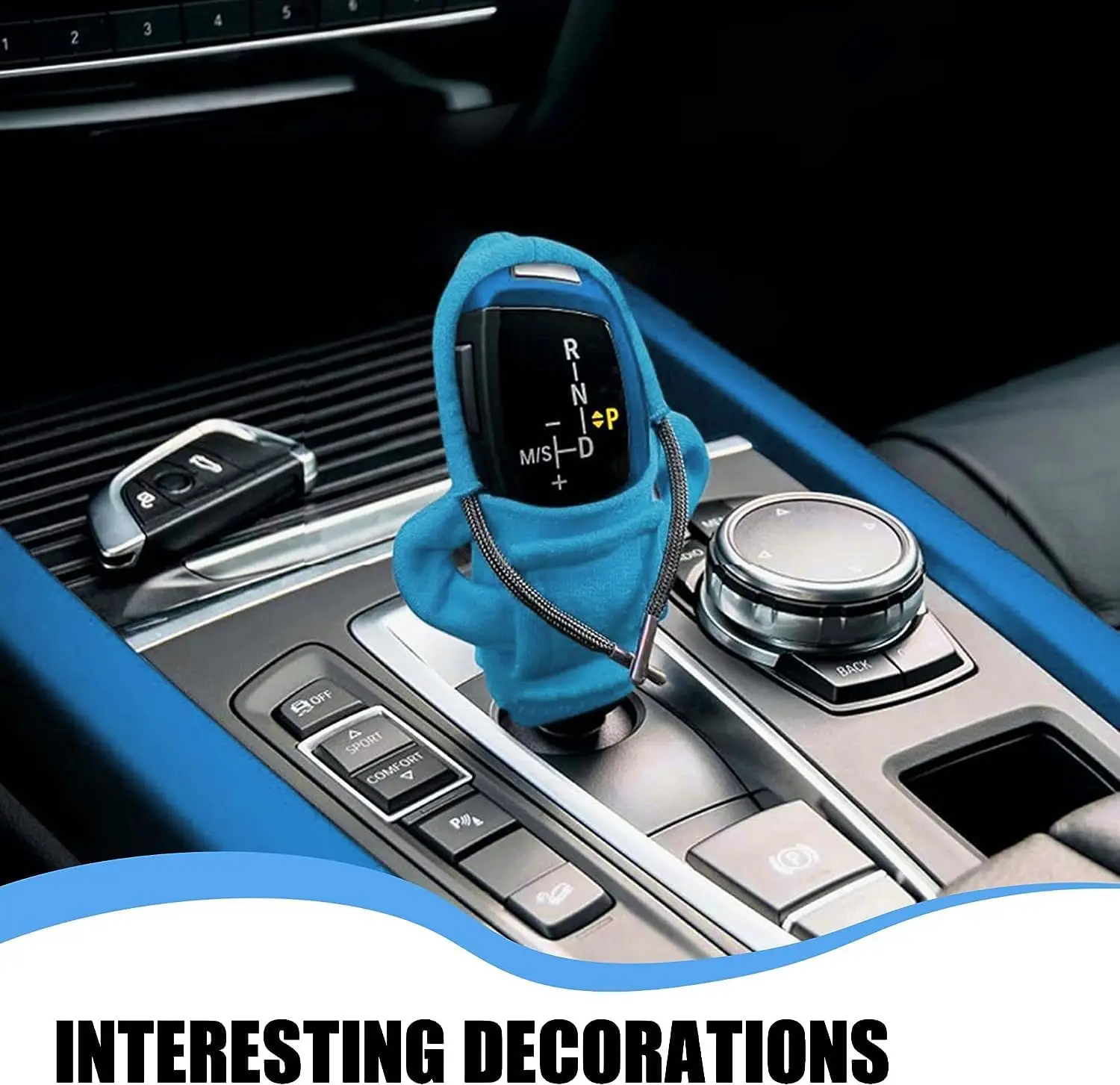BLACK/WHITE BYE FELICIA SHIFT KNOB FOR 6 SPEED