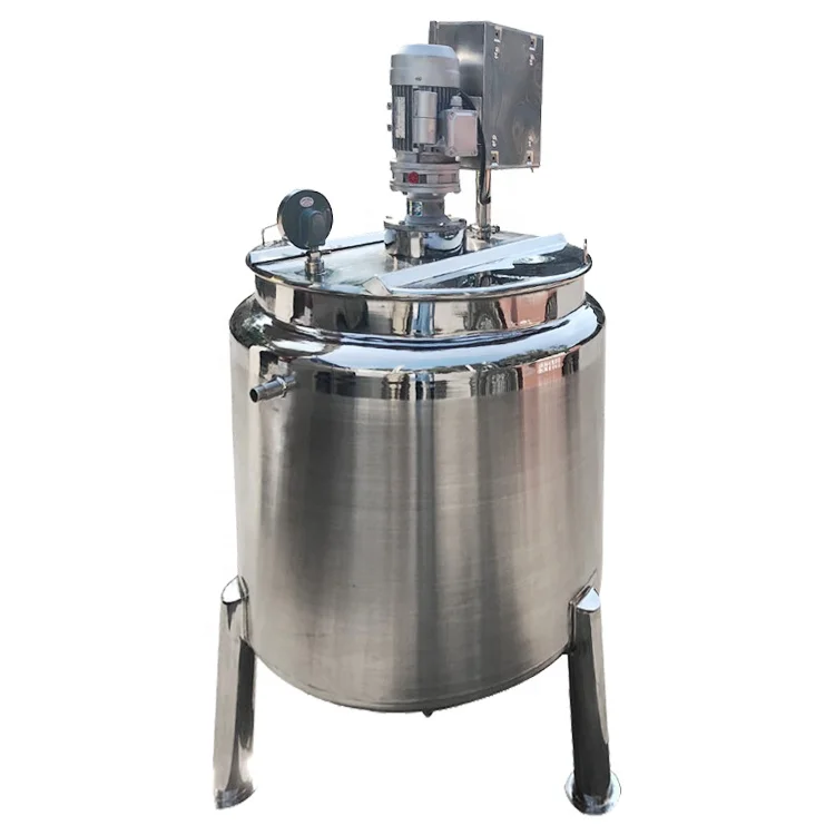 Jacket Mixing tank Palm Oil Mixing tank 500L Volume Stainless Steel Heating Liquid Soap Making Machine