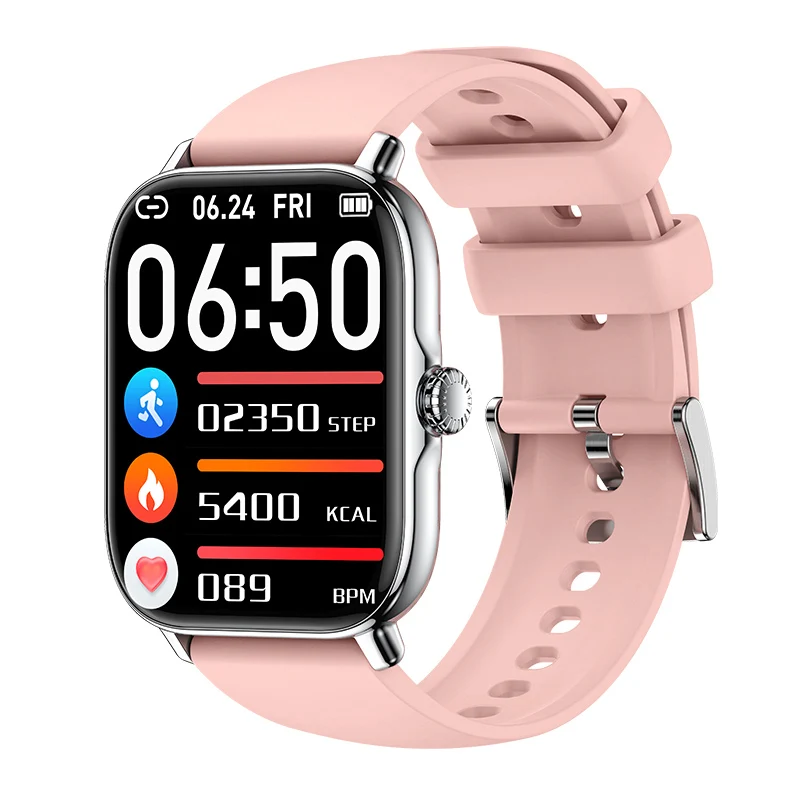 Orologio intelligente P72 IP67 chiamata musica Full Touch Screen orologio  da polso frequenza cardiaca lojes impermeabile Smartwatch T500