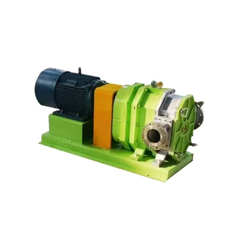 High-Flow Frequency Conversion Rubber Rotor Pump Custom Length Motor Power Watering Mud Paste Particle