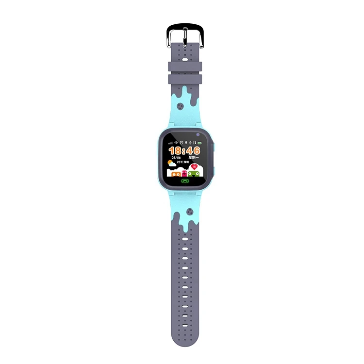 Reloj inteligente con llamadas para niños y niñas, pulsera con tarjeta SIM, rastreador de ubicación, reloj inteligente SOS resistente al agua para niños y niñas_voghion.com