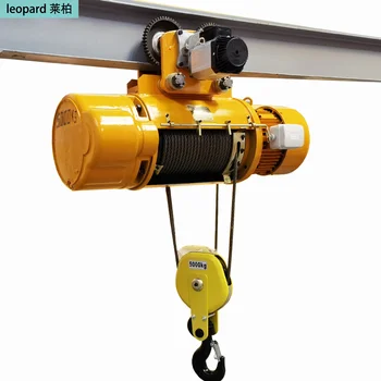 Electric Hoist Single Girder Overhead Crane 1T-20T Capacity 380V Motorized Trolley Traveling Wire Cable Hoist Metal Steel