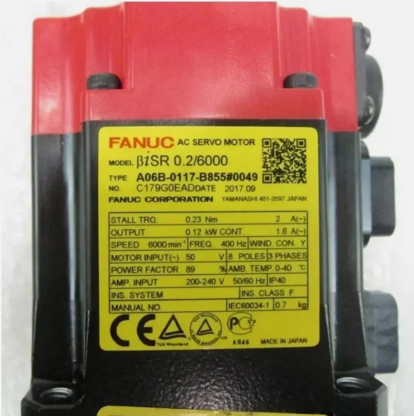 En iyi performans 12 ay garanti orijinal FANUC Servo Motor A06B