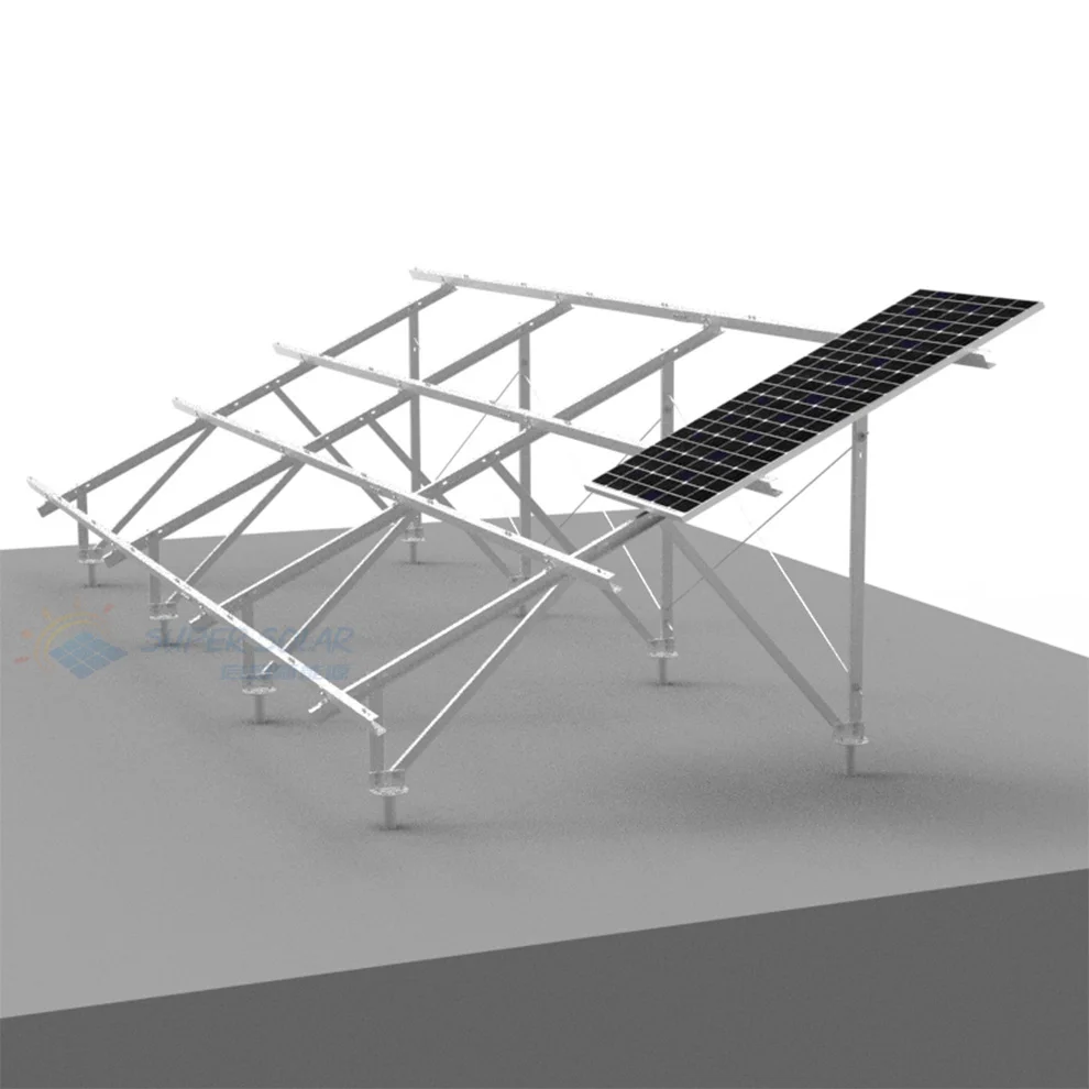 Ground mounted solar arrays PV rack