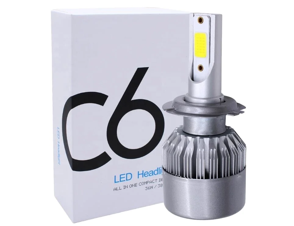 VITJU C6  lamp led car H4 H7 H8 H11 HB3 HB4 9006 with LED Bulb 7600LM 6000K