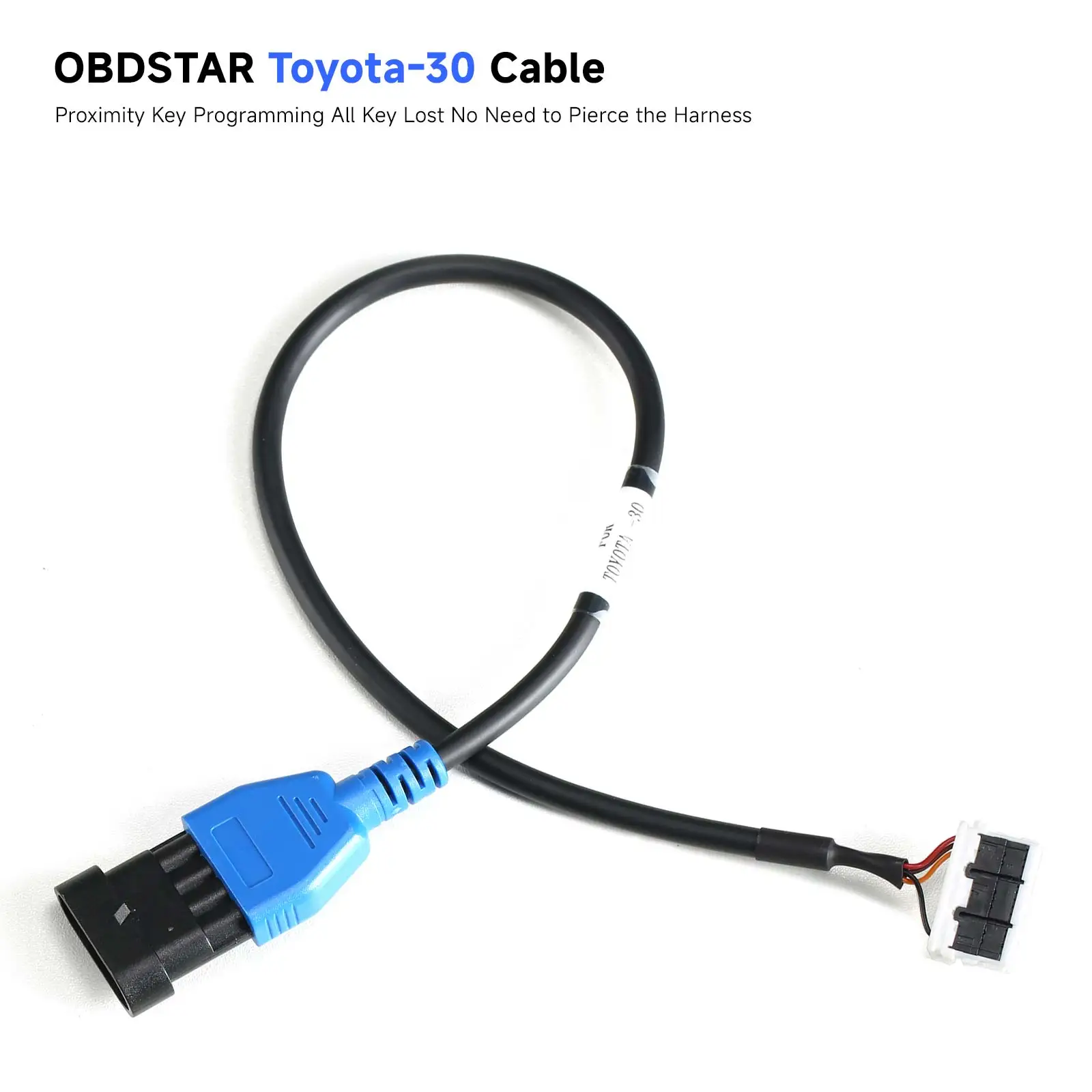 OBDSTAR Toyota-30 Cable - All Key Lost Support for Cars