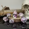 colorful Silver-edged white powder