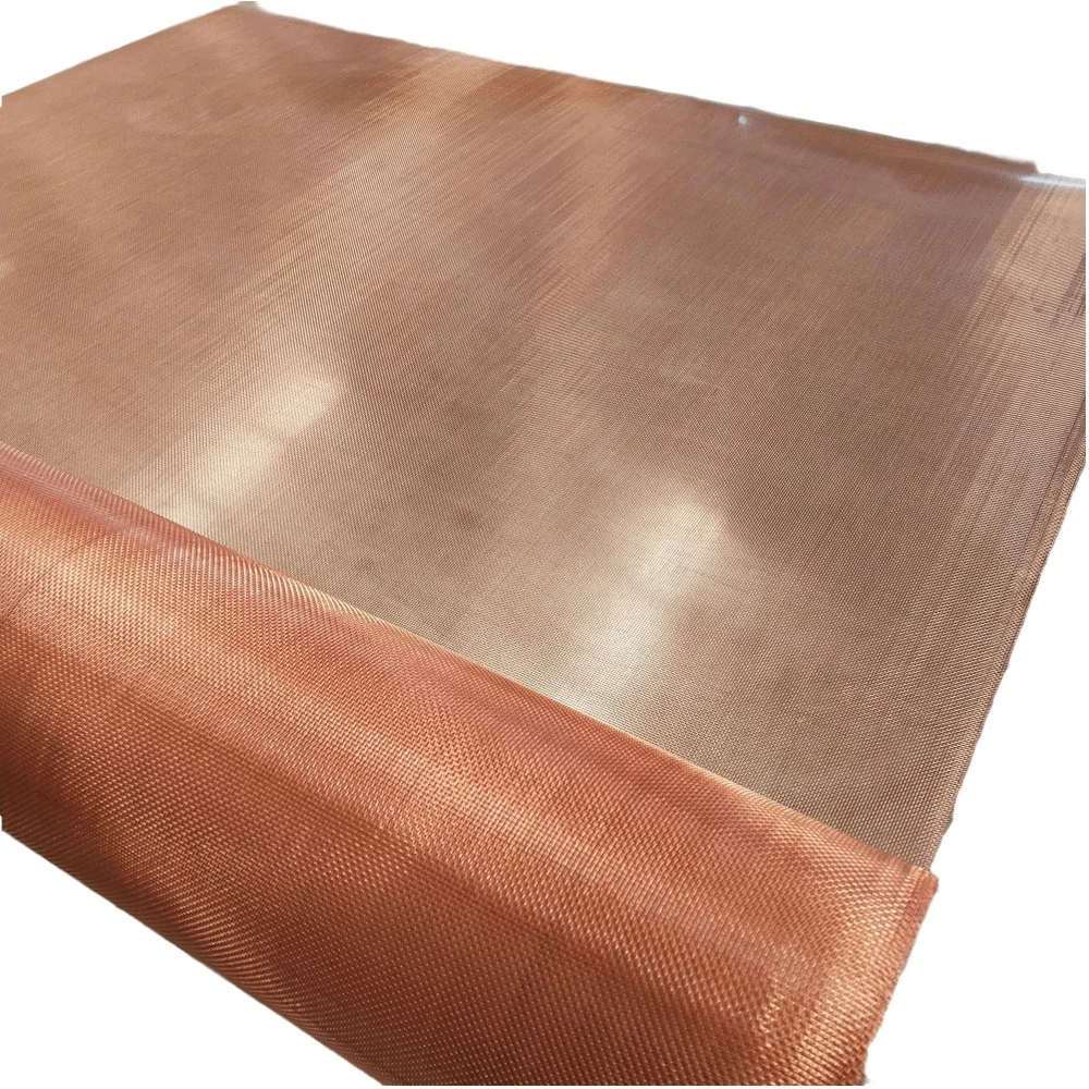 4x6 Inch 0.5mm Copper Woven Wire Mesh Sheets