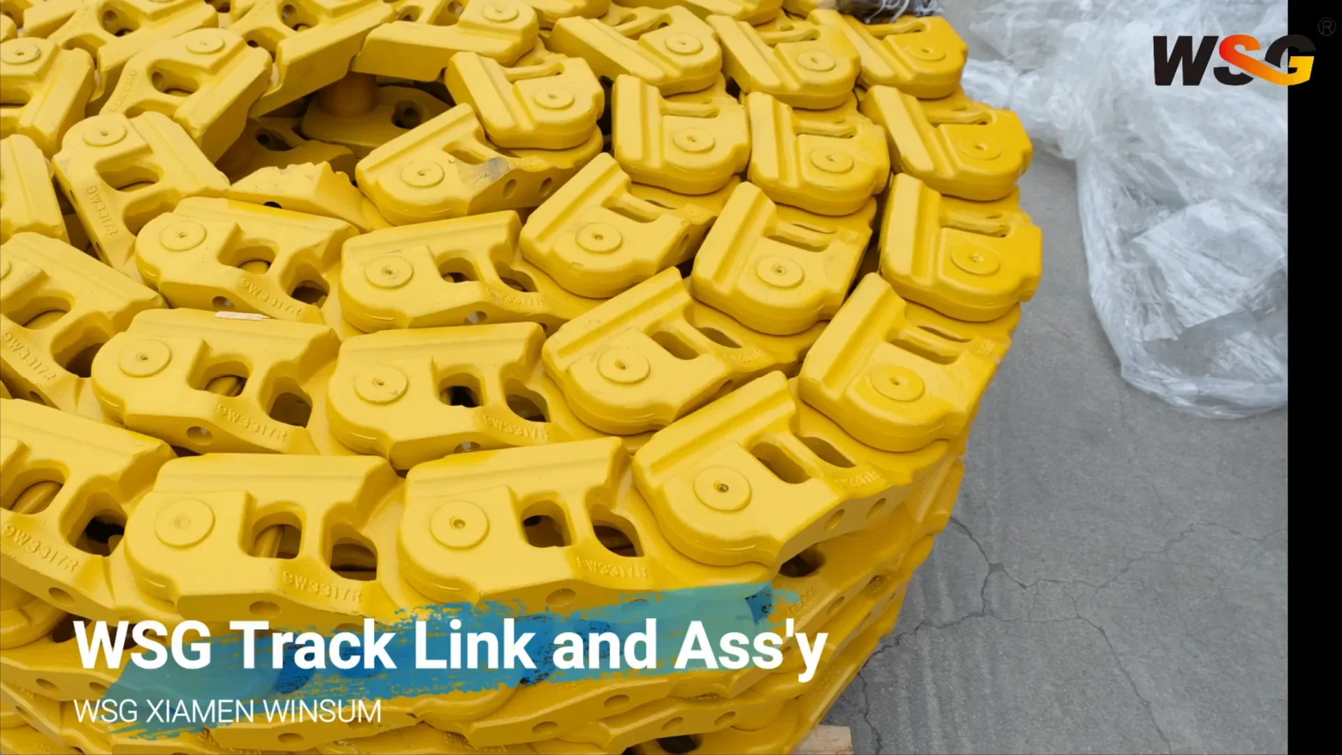 3p1112/3p1113 Track Link Assembly For D6d D6c Chain With Master Link