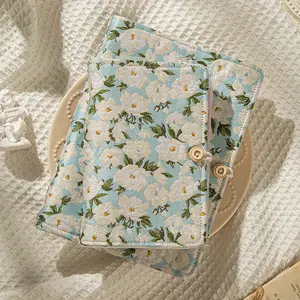 2026 Customized A6 A5 Loose-leaf Notebook Flower Printed Hardcover Money Saving  Budget Binder