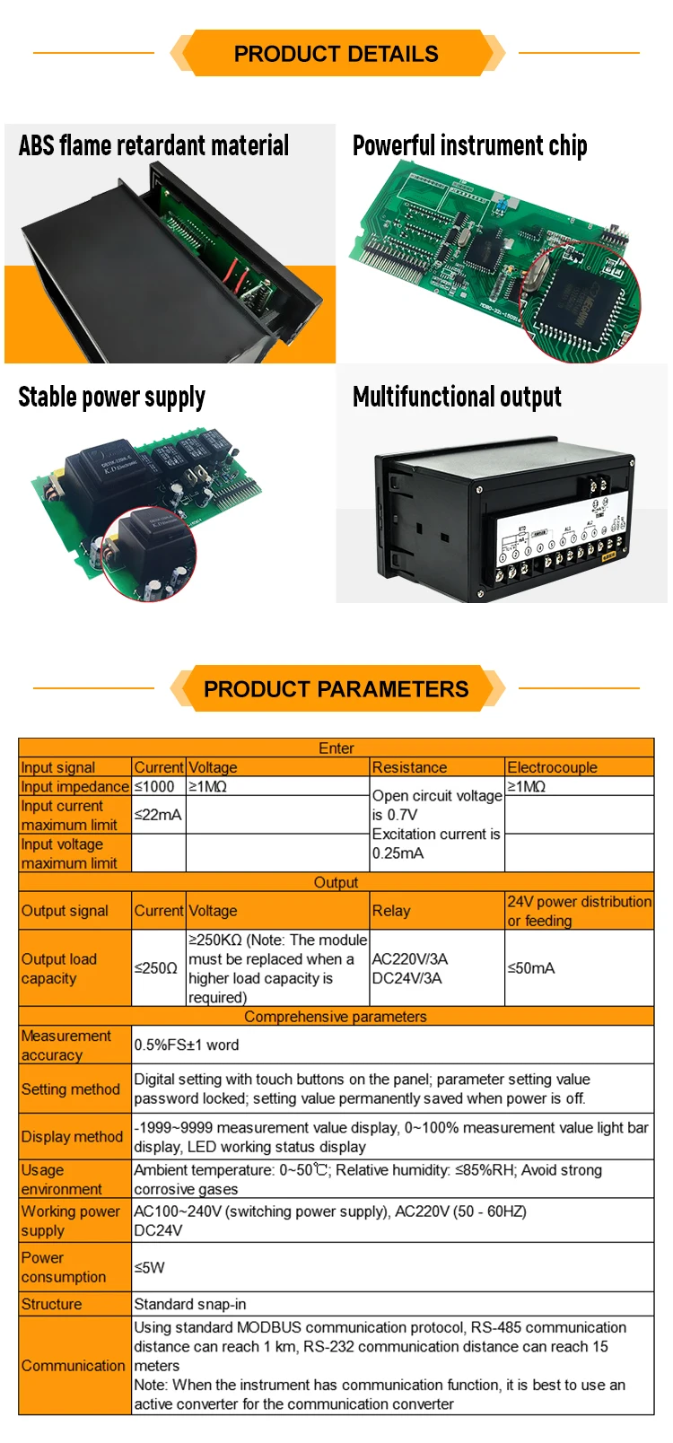 JSD/A-A002 Intelligent dual circuit display control instrument adjustable temperature controller factory