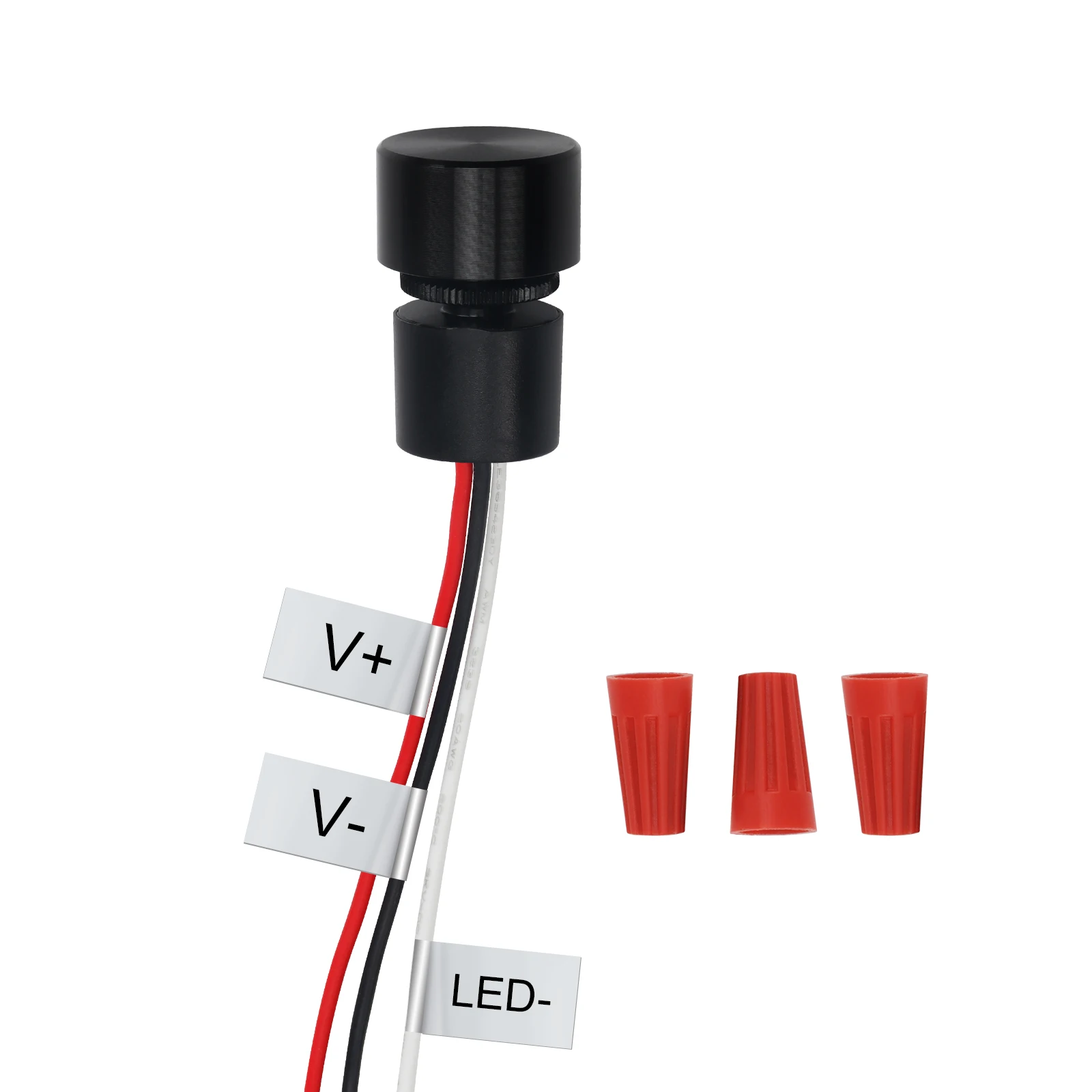 Миниатюрный вращающийся светодиодный регулятор яркости IP65 PWM контроллер