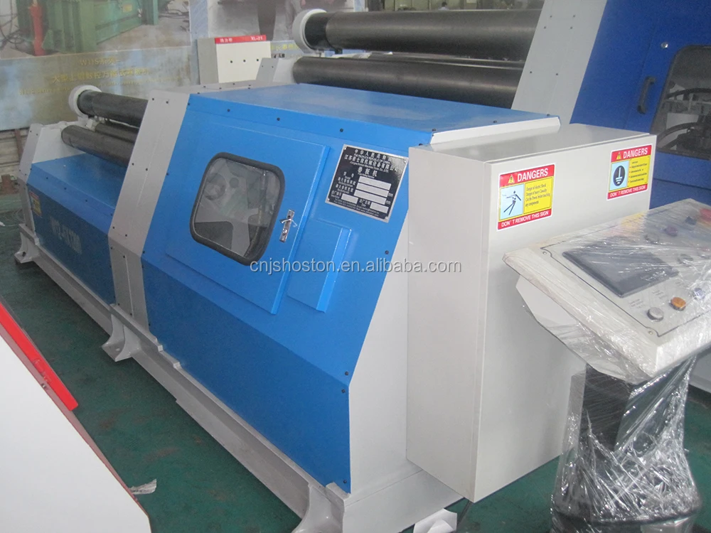 Automatic Hydraulic 4 Roller Metal Plate Rolling Machine Stainless Steel Roller Aluminum Carbon Steel Alloy Core Motor Pump