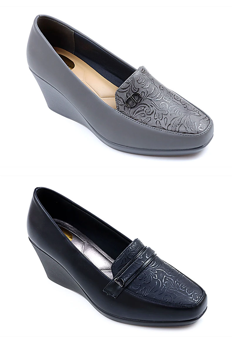 Custom Women Shoes 2022 Fashion Daily Office Comfort Wedge High Heel ...