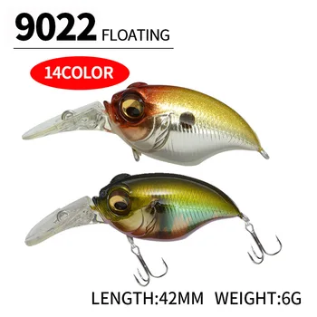 Cheery 42mm/6g Mini Crankbait Fishing Lure, Bionic Hard Bait for Freshwater Stream – Hard Lure – view 5