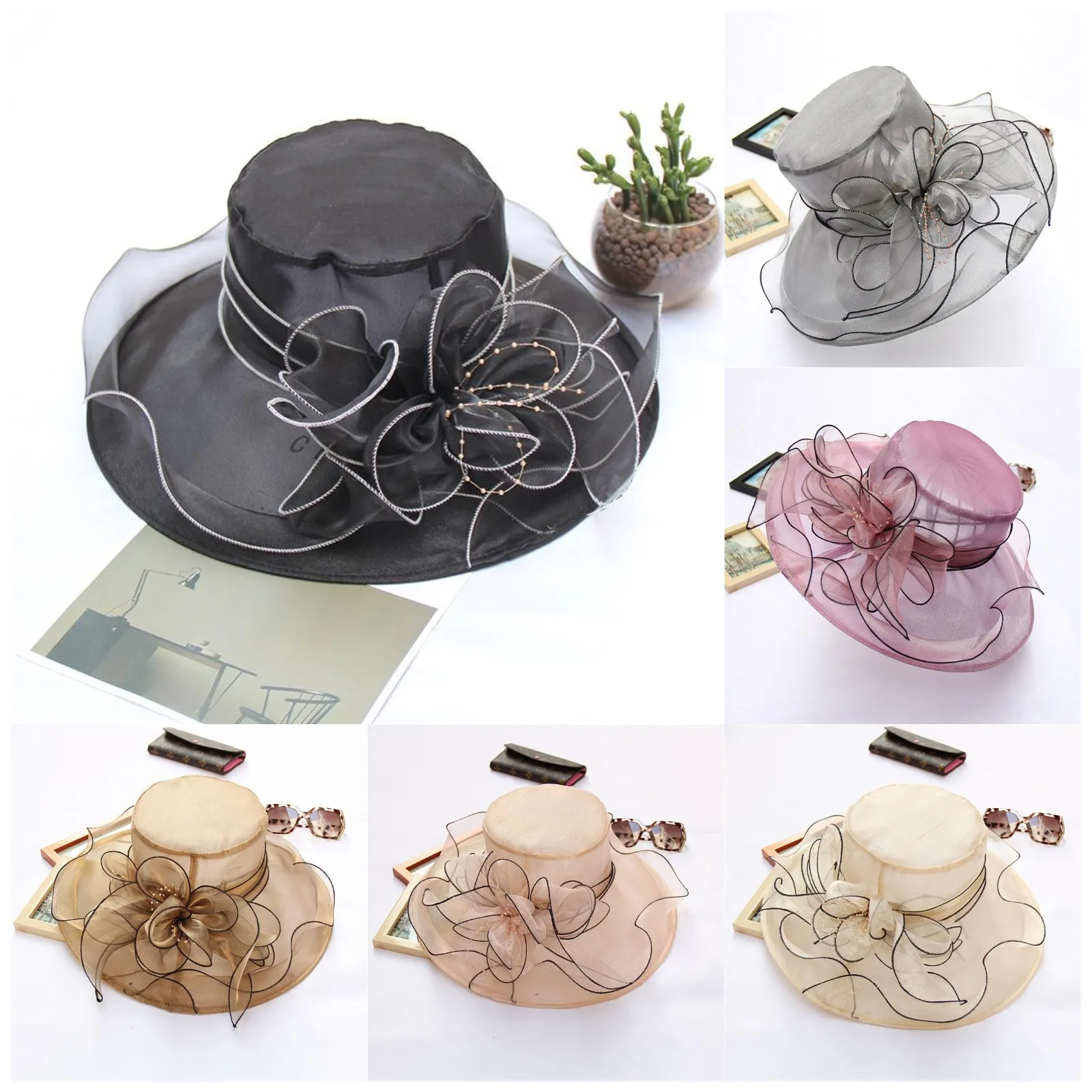 Elegant Sun Hats for Women - Perfect for Tea & Travel