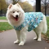 Floral bleu