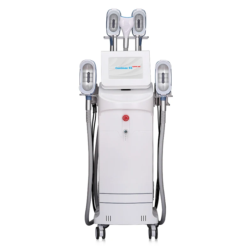 Multifunctional 5 Silicon Handles 4d 360 Cryolipolysis Slimming Cellulite Reduction Machine